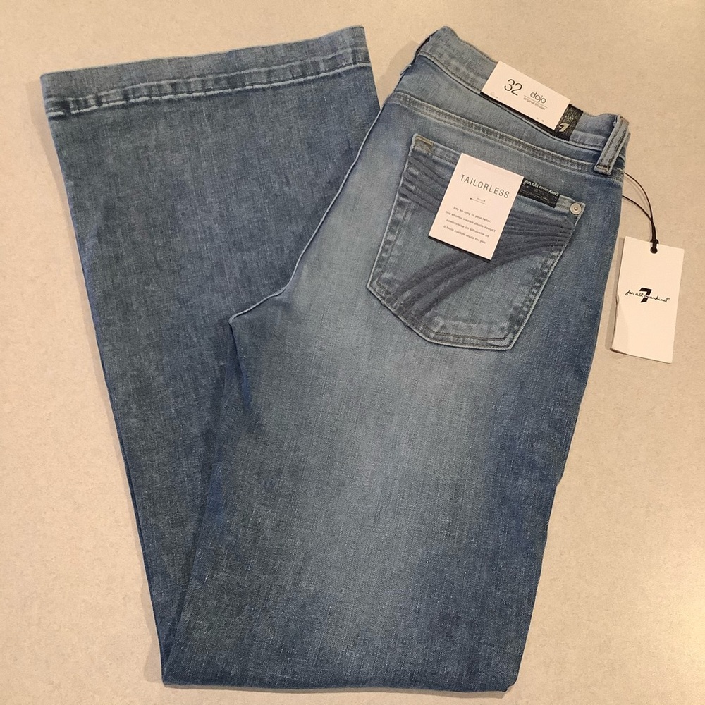 7 For All Mankind Jeans Tailorless Petite Dojo NWT